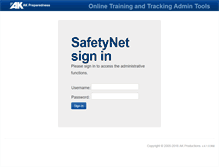 Tablet Screenshot of life-safety-training.info